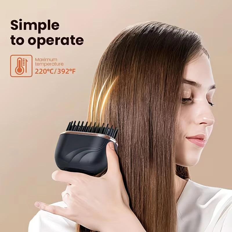 New Mini Charging Hair Straightener Comb