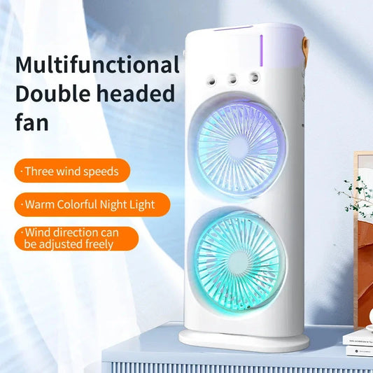 Double-Headed Portable Spray Fan